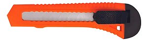 Estilete 18mm Laranja Famastil Lâmina Fixa Com Trava