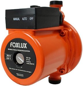 Bomba Pressurizadora de Água Foxlux 360W 3600L h 12mca Pressão para Chuveiro Torneira e Aquecedor Residencial voltage 127V