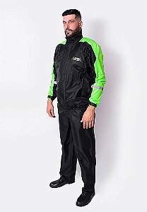 Roupa Chuva Moto Impermeável Nylon Night Color Gola Alta  M