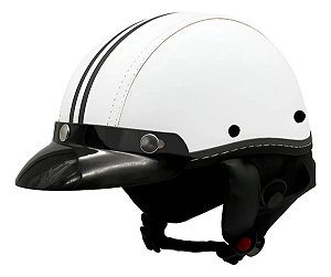 Capacete Coquinho Kraft Esporte Ebike Moto Scooter Elétrica Cor Branco  G