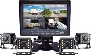Monitor DVR Pro Line 7 com 4 Câmeras I.R. Roadstar RS899BR MI