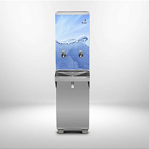 Bebedouro Refrigerador De Água Industrial Coluna Frisbel 25L Adesivado voltage 220V