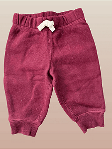 Calça de Moletom Vinho
