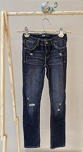 Calça jeans skinny estilizada, Marca Levi's, Tamanho 7