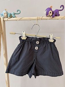 Short cor chumbo, em tactel, Marca Zara, TAM 2-3