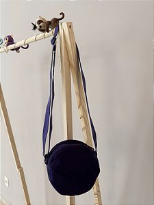 Bolsa roxa, pequena, Marca Via Mia