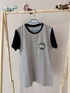 Blusa em malha cinza, Marca QuickSilver, Marca QuickSilver, TAM P