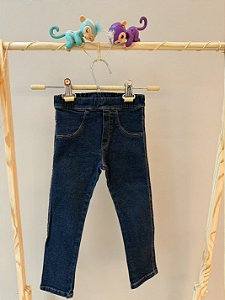 Calça Jeans Escura - Meu Primeiro Jeans - Tam: 3-4 anos