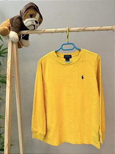 TAM 6 - Ralph Lauren - Blusa Manga Comprida Amarela