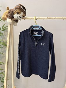 TAM 6 - Under Armour - Blusa de manga comprida azul escuro