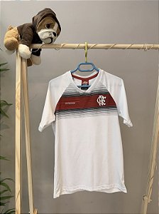 TAM 6 - Blusa branca do Flamengo