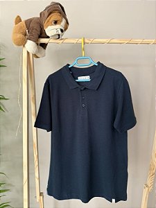TAM 11-12 - Lefties - Blusa Polo Azul