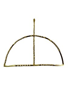 Ofa Torcido De Mão Dourado