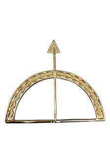 Ofa Decorado Com Búzios De Mão Dourado