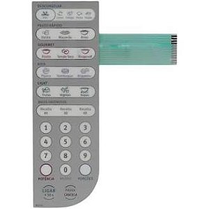 Membrana Painel Teclado Microondas MEF41 Electrolux 69580894