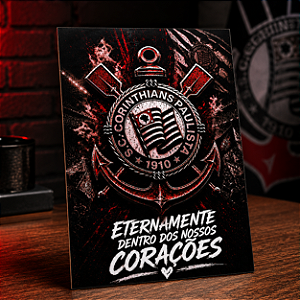 Quadro Corinthians A4 MDF