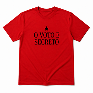 Camiseta Lula Voto Secreto Unissex