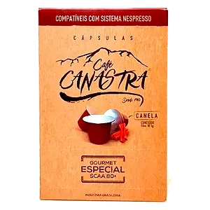 Cápsula Compatível Nespresso - Canastra Canela 1 caixa com 10 unidades