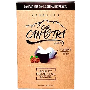 Cápsula Compatível Nespresso - Canastra Clássico 1 caixa com 10 unidades