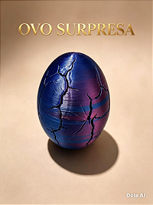 Ovo Surpresa 3D PLA+ Decorativo