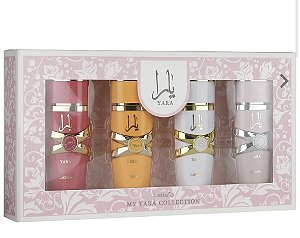 Kit Yara Eau de Parfum Lattafa - 25ml cada - Feminino