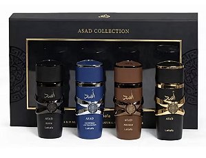 Kit asad Eau de Parfum Lattafa - 25ml cada - masculino