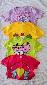 Conjunto Feminino Cropped Infantil