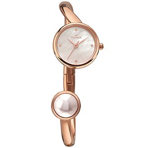 Relógio Technos Feminino Crystal Rosé VX11AF/1J