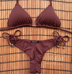 BIQUÍNI LISOS CONFORT MARROM CHOCOLATE