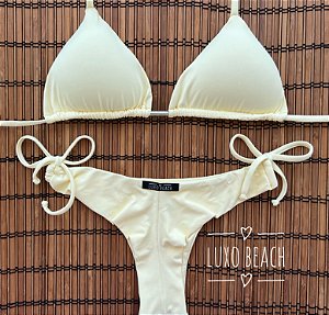 BIQUÍNI  LISOS CONFORT AMARELO MANTEIGA