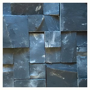 Mosaico Pedra Ferro Preta 30x30 — Preço por m²