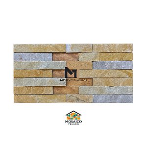Filete Canjiquinha Pedra São Tomé Amarela - 1 m²