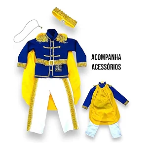 Fantasia Infantil Príncipe Encantado Luxo