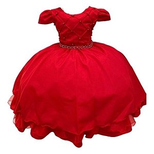 Vestido Festa Luxo Infantil Daminha Formatura Casamento