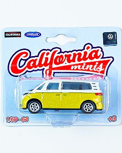 California Minis - Volkswagen ID.Buzz - Dourado 1:64