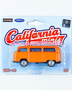 California Minis - Volkswagen Kombi T2 - Laranja 1:64