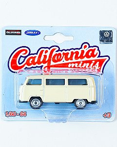 California Minis - Volkswagen Kombi T2 - Bege 1:64