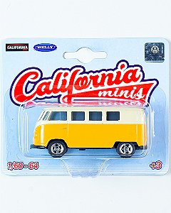 California Minis - Volkswagen Kombi T1 - Amarelo 1:64