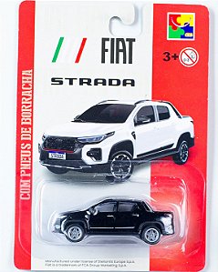 Miniatura CKS Fiat Strada - Preto 1:64