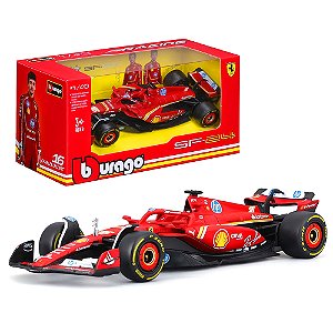 Miniatura Burago Fórmula 1 Ferrari SF-24 Leclerc 1:43