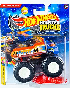 Hot Wheels Monster Trucks Lil' Haulin 64 - Freestyle Wreckers JCD76 1:64