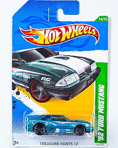 Hot Wheels '92 Ford Mustang - Treasure Hunts 12 V5352 2012 1:64