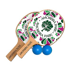 AL340 - Kit Jogo Ping-Pong com Raquetes e Bolinhas