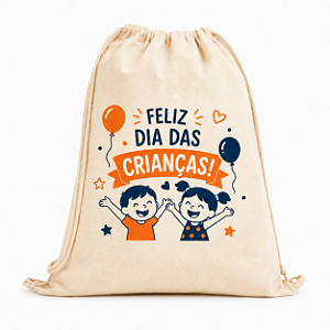 AL046 - Mochila Saco Algodão Sem Bolso