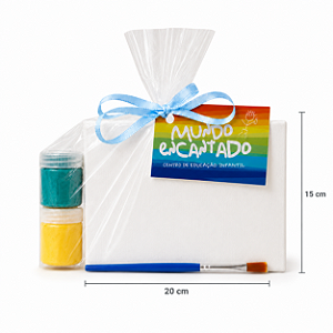 AL106 - Kit Pintura Tela Grande Lisa 20 x 15 - Celofane