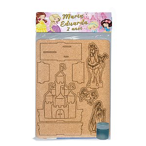 AL121 - Kit Pintura mdf Painel Princesas