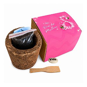 AL161 - Brinde com Vaso Sustentável e Semente Personalizada