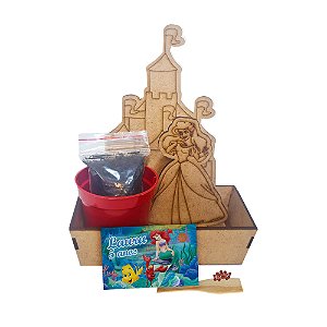 AL115 - Kit Cultivo Castelo Princesas com Sementes de Flores ou Temperos