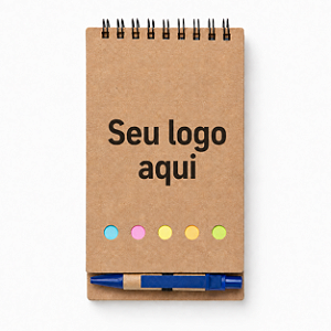 AL242 - Bloco de Anotações com Autoadesivos e Caneta