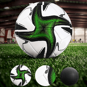 Bola de Futebol Oficial Nº 5 em PU Sem Costura para Campo e Society